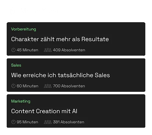 Kursübersicht