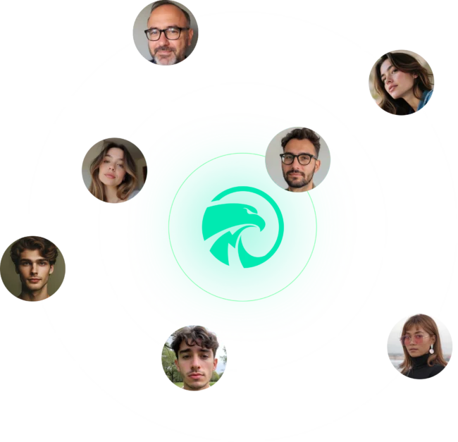 Community aus unterschiedlichen Menschen